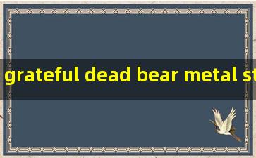 grateful dead bear metal stickers